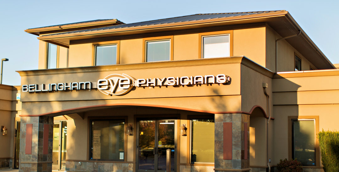 ophthalmologist office in Bellingham front entrance